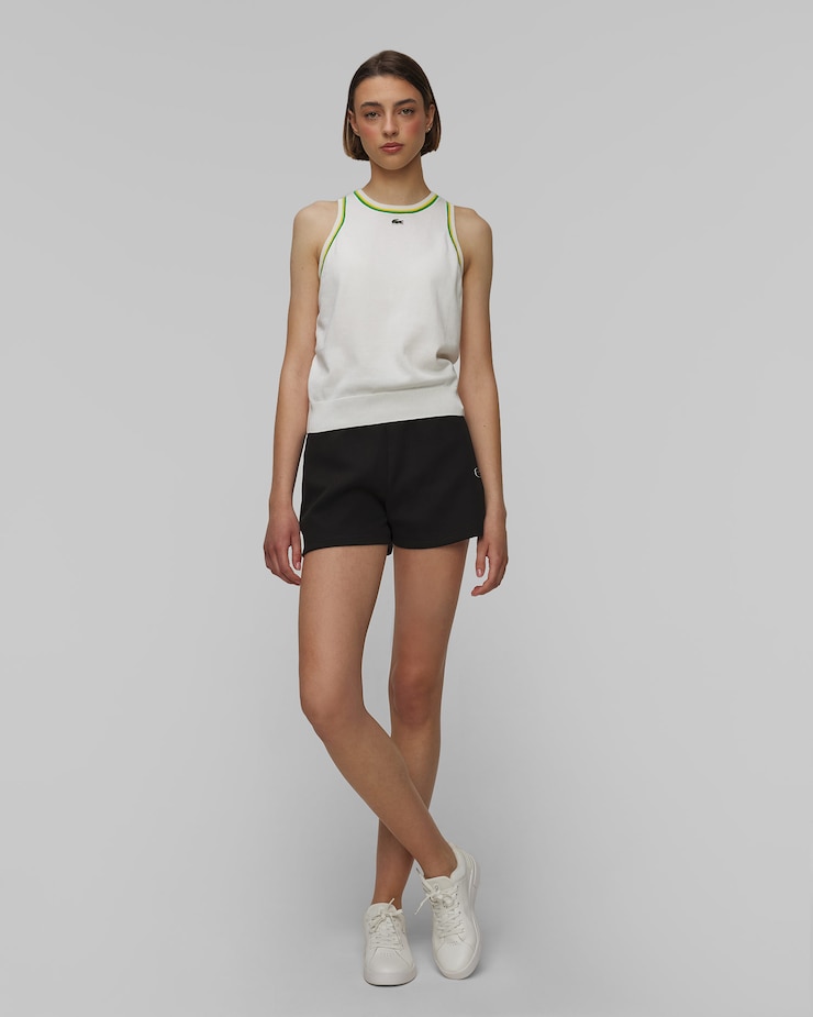 Shorts neri da donna Lacoste