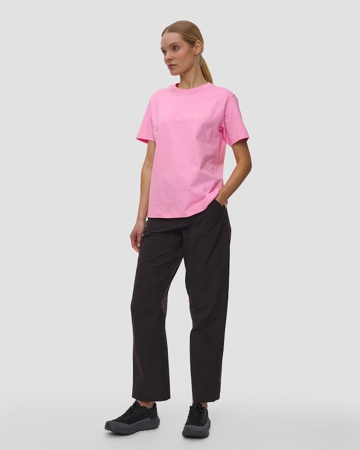 T-shirt damski Arcteryx Kragg Cotton Little Bird Crew Ss W