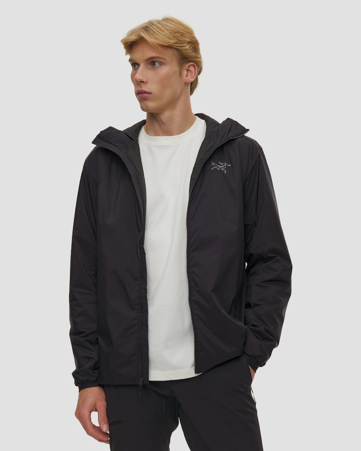 Arcteryx Atom Hoody Herrenjacke in Schwarz, Farbe/Muster: Czarny