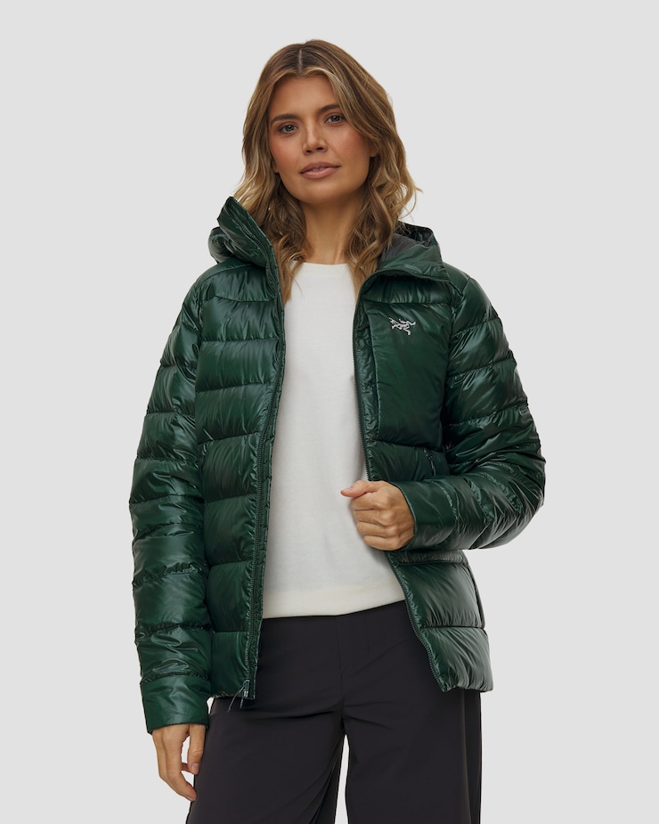Kurtka puchowa damska Arcteryx Cerium SV Hoody W zielona, Kolor/Wzór: Zielony