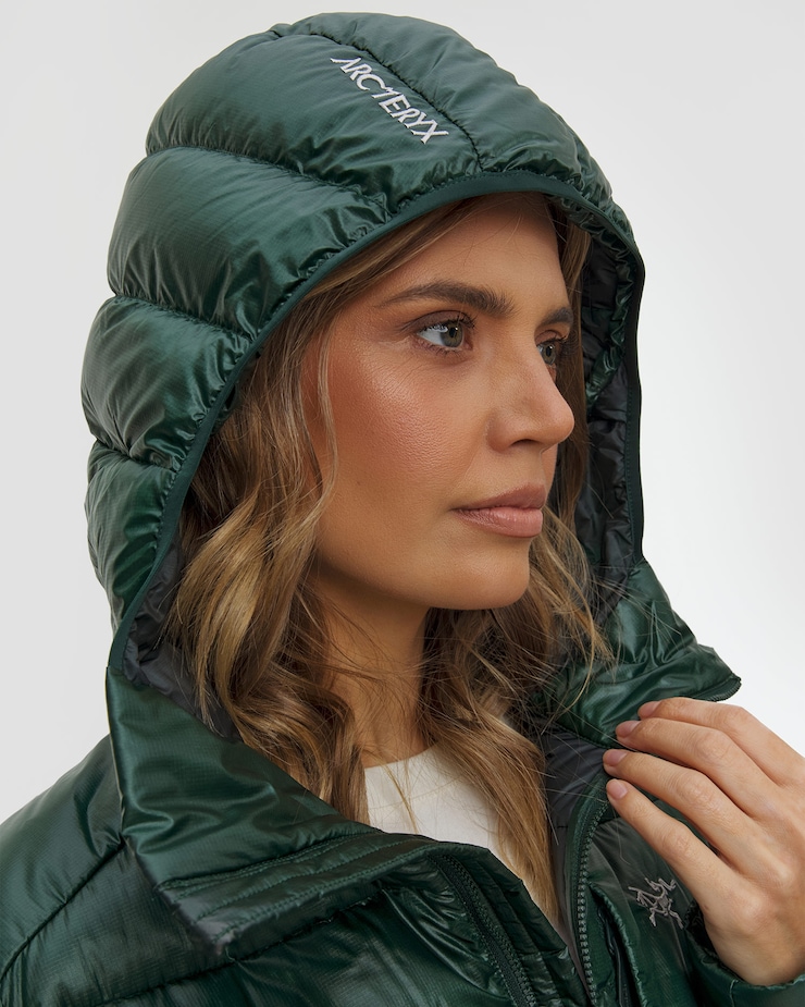 Kurtka puchowa damska Arcteryx Cerium SV Hoody W zielona