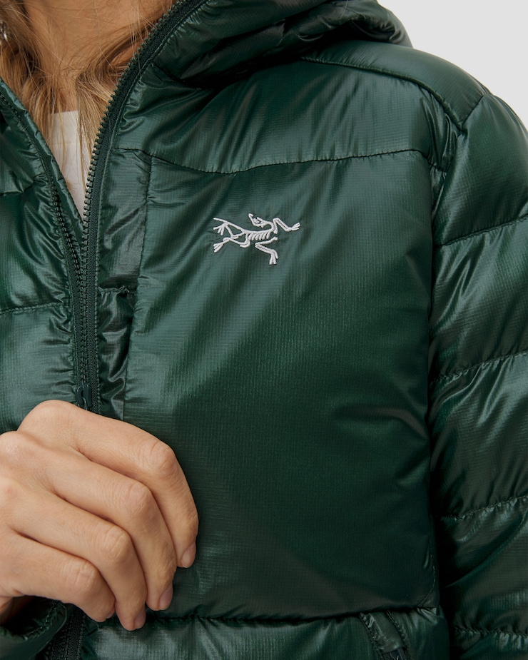 Kurtka puchowa damska Arcteryx Cerium SV Hoody W zielona