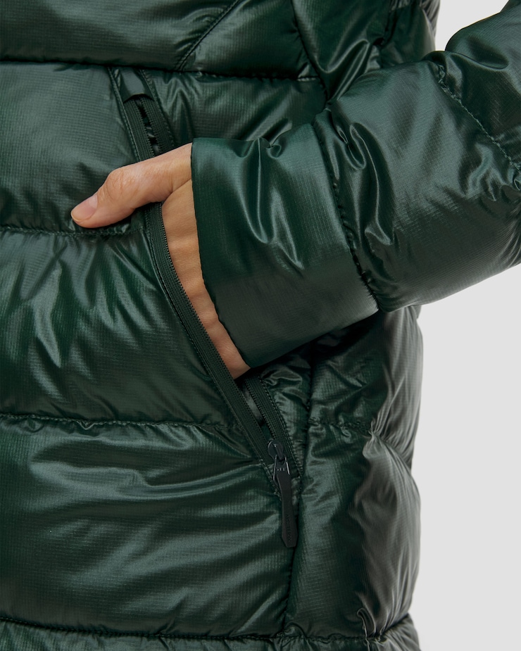 Kurtka puchowa damska Arcteryx Cerium SV Hoody W zielona
