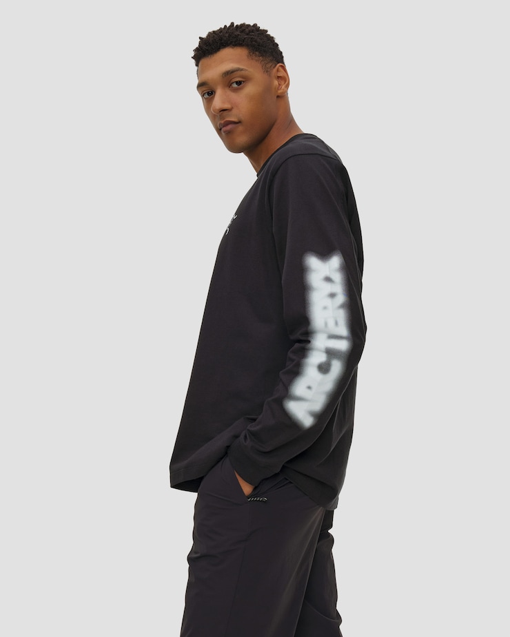 Longsleeve męski Arcteryx Kragg Cotton Dream State LS M czarny