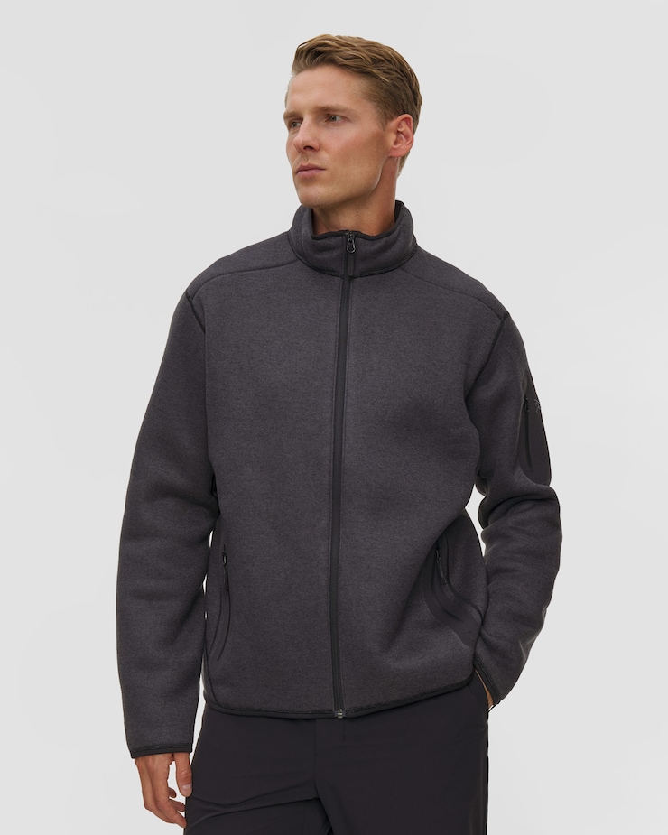 Arcteryx Covert Cardigan M Herren-Sweatshirt in Schwarz