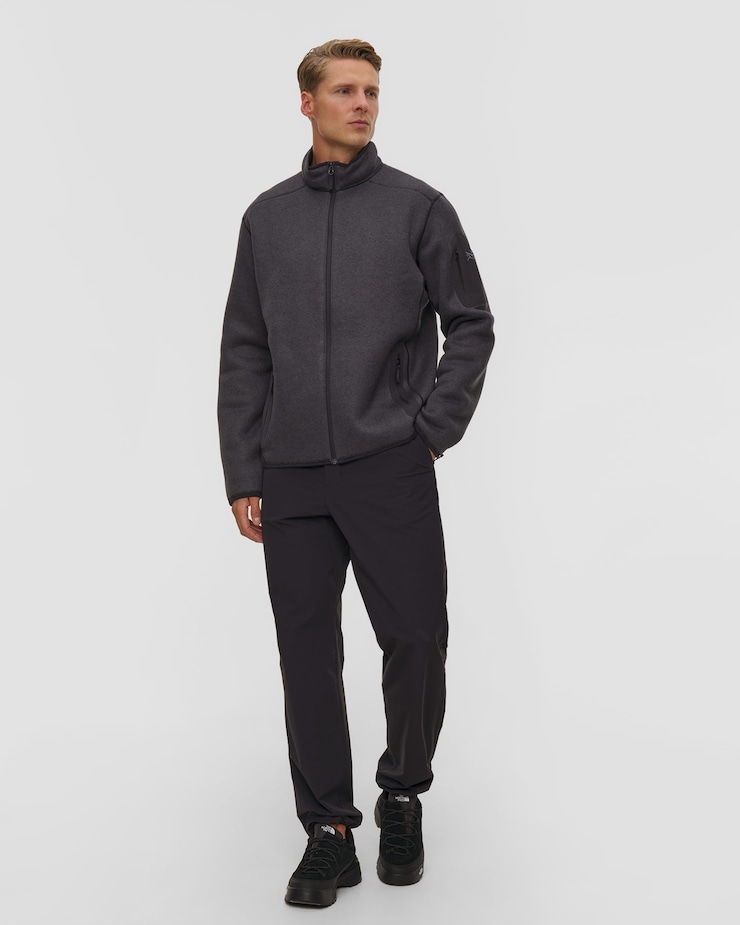 Arcteryx Covert Cardigan M Herren-Sweatshirt in Schwarz
