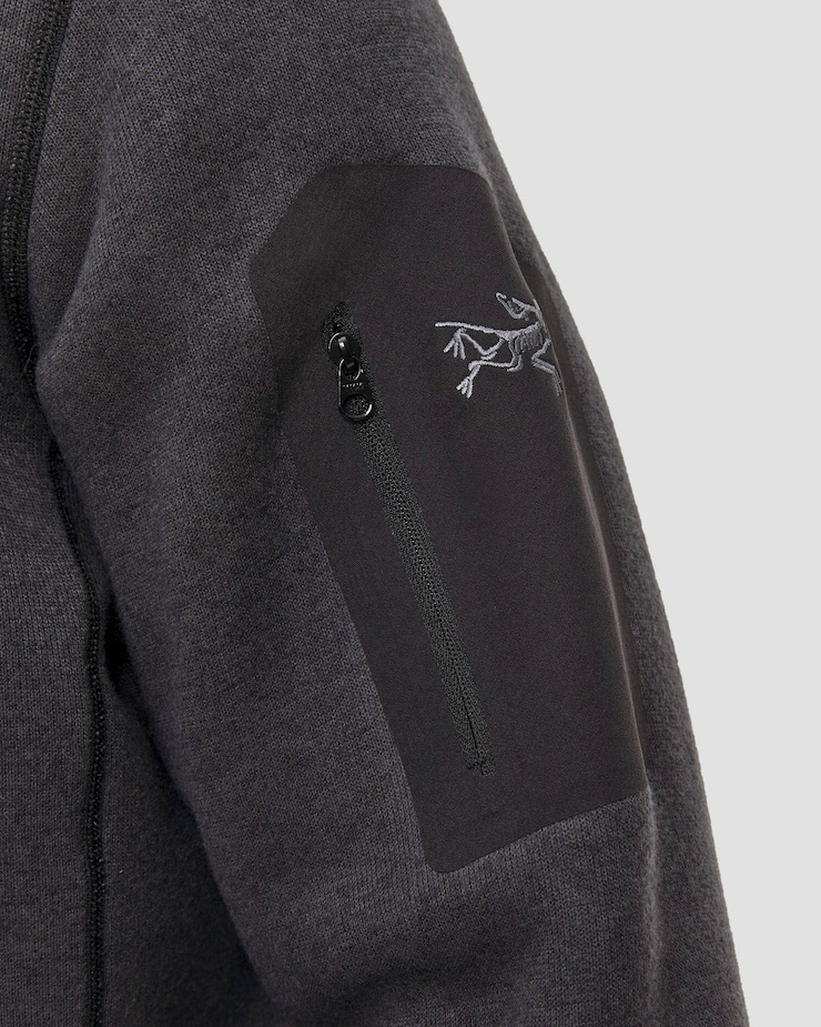 Arcteryx Covert Cardigan M Herren-Sweatshirt in Schwarz