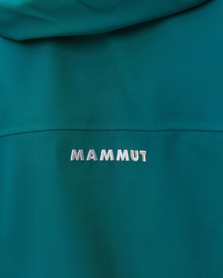 Men's ski Mammut Stoney HS Hooded jacket Men turquoise