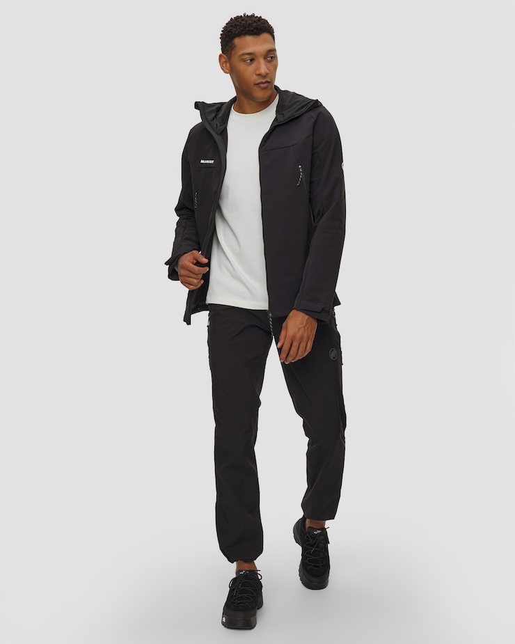 Mammut Winterfield So Hooded Jacket Men Herren-Softshelljacke in Schwarz