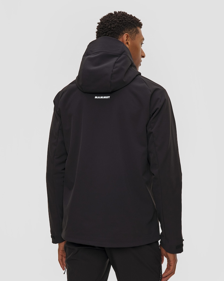 Mammut Winterfield So Hooded Jacket Men Herren-Softshelljacke in Schwarz