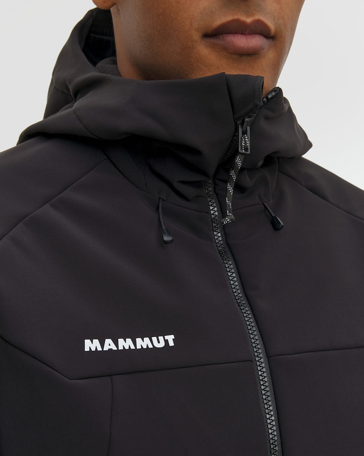Mammut Winterfield So Hooded Jacket Men Herren-Softshelljacke in Schwarz