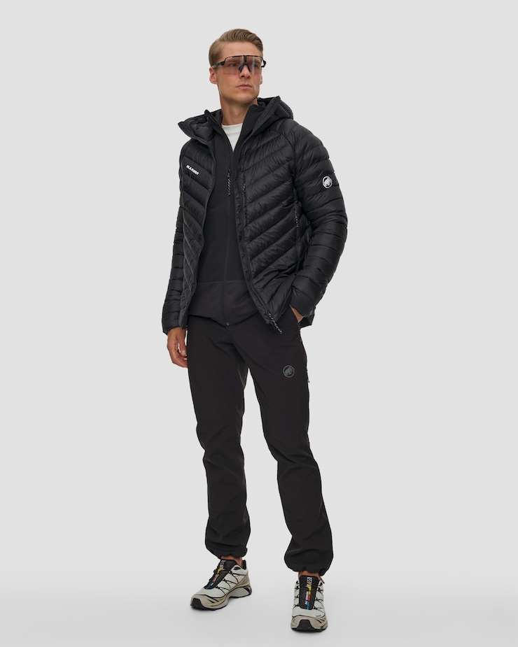 Piumino da uomo Mammut Broad Peak IN Hooded Jacket Men nero