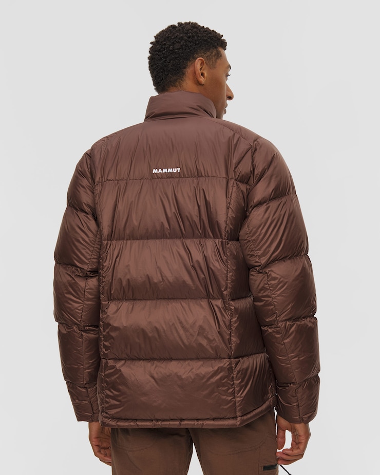 Veste en duvet pour hommes Mammut Glacier Glow IN Jacket Men marron