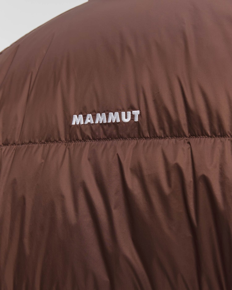Veste en duvet pour hommes Mammut Glacier Glow IN Jacket Men marron
