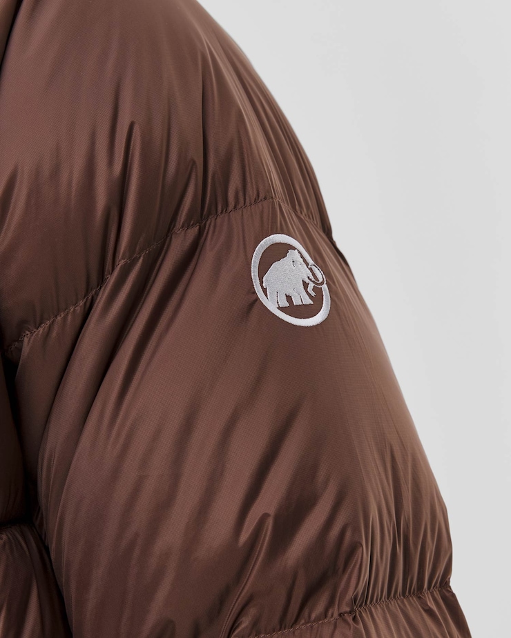 Veste en duvet pour hommes Mammut Glacier Glow IN Jacket Men marron