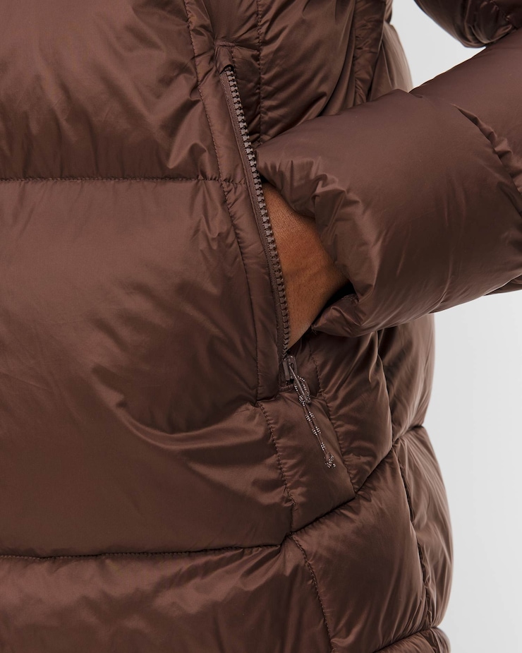 Veste en duvet pour hommes Mammut Glacier Glow IN Jacket Men marron