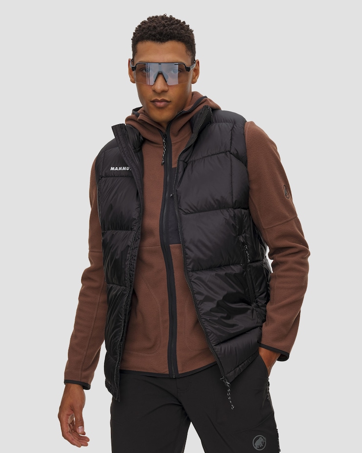 Gilet pour hommes Mammut Glacier Glow In Vest Men noir