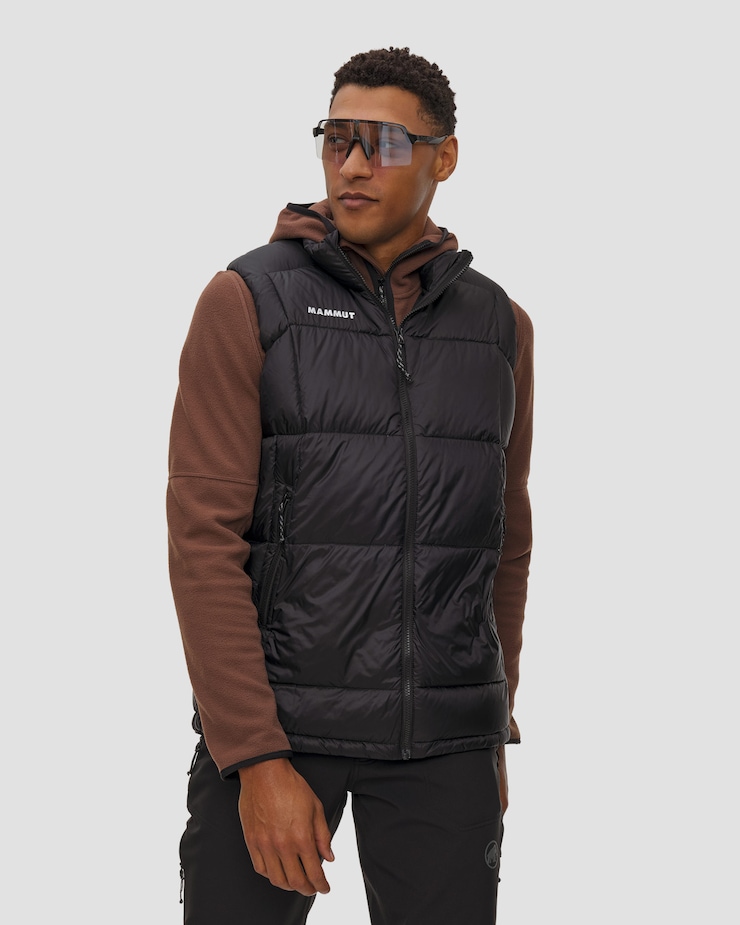 Gilet pour hommes Mammut Glacier Glow In Vest Men noir