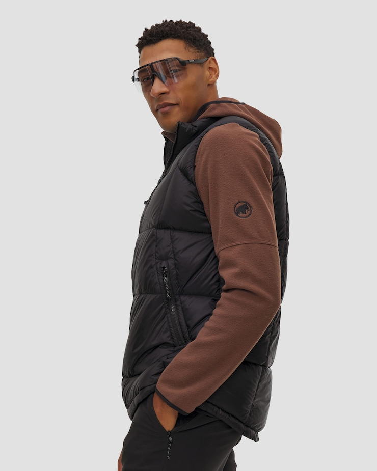 Gilet pour hommes Mammut Glacier Glow In Vest Men noir