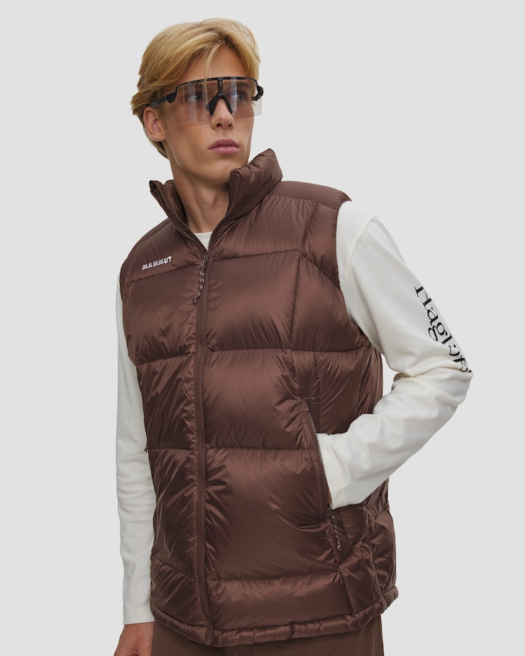Gilet da uomo Mammut Glacier Glow In Vest Men beige