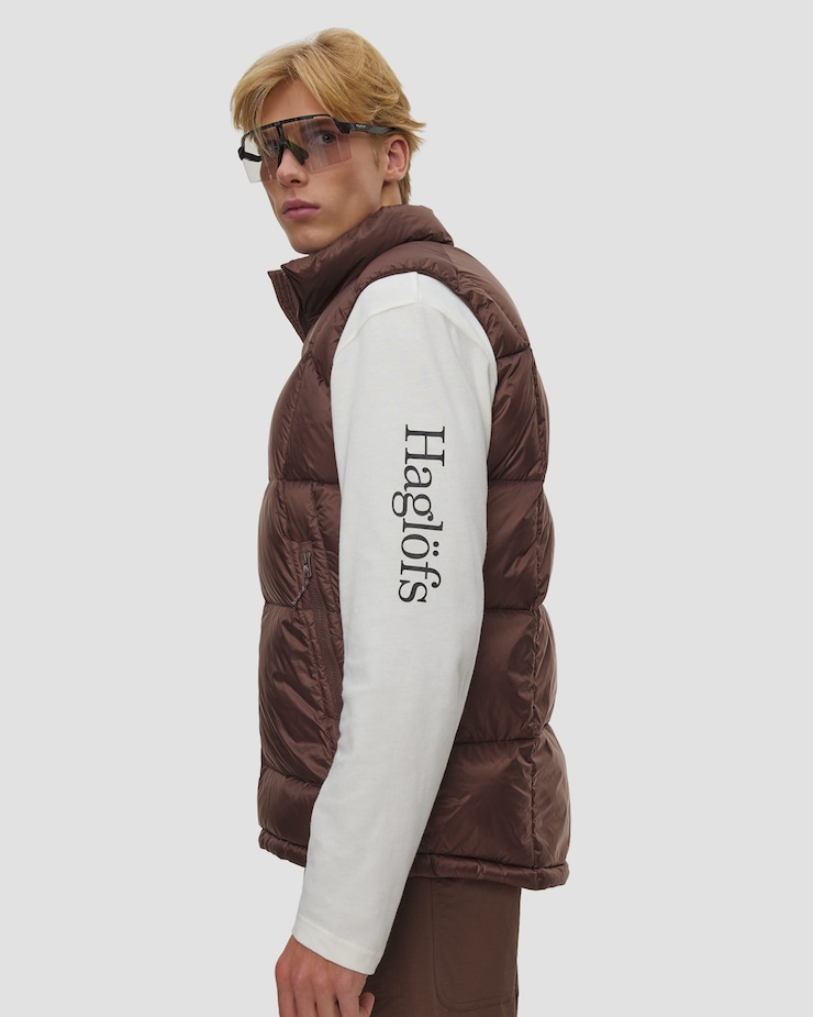Gilet da uomo Mammut Glacier Glow In Vest Men beige
