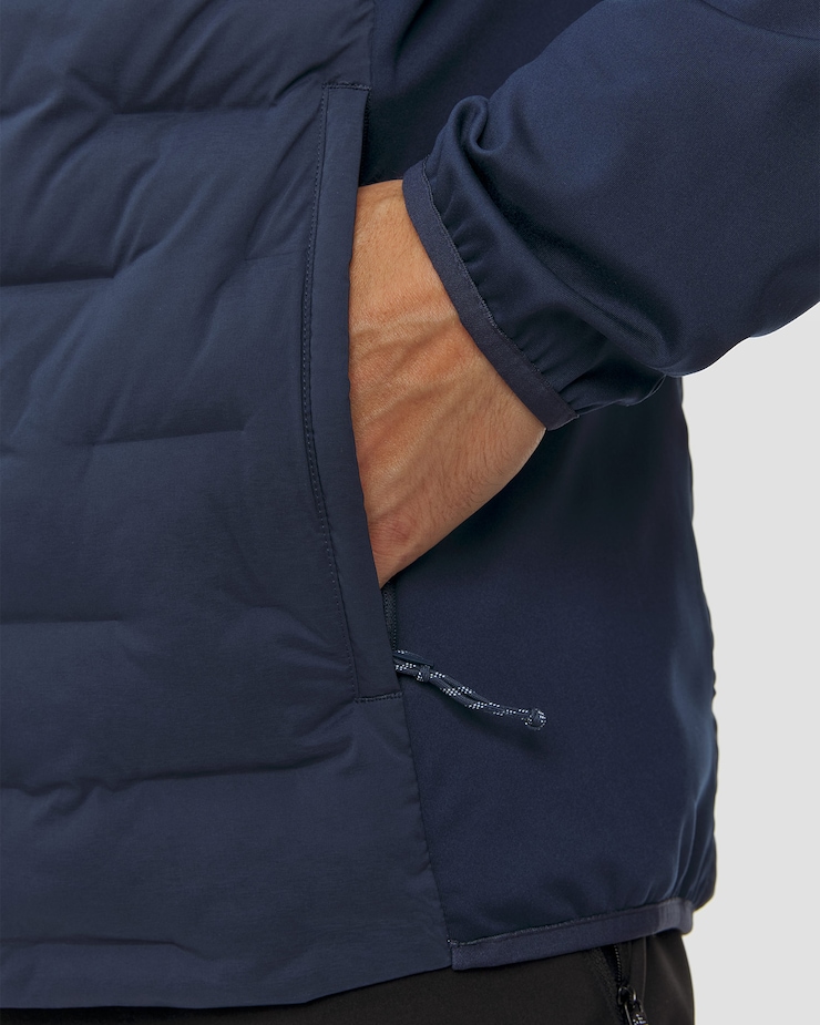 Tmavě modrá pánská bundomikina Mammut Sender IN Hybrid Jacket Men