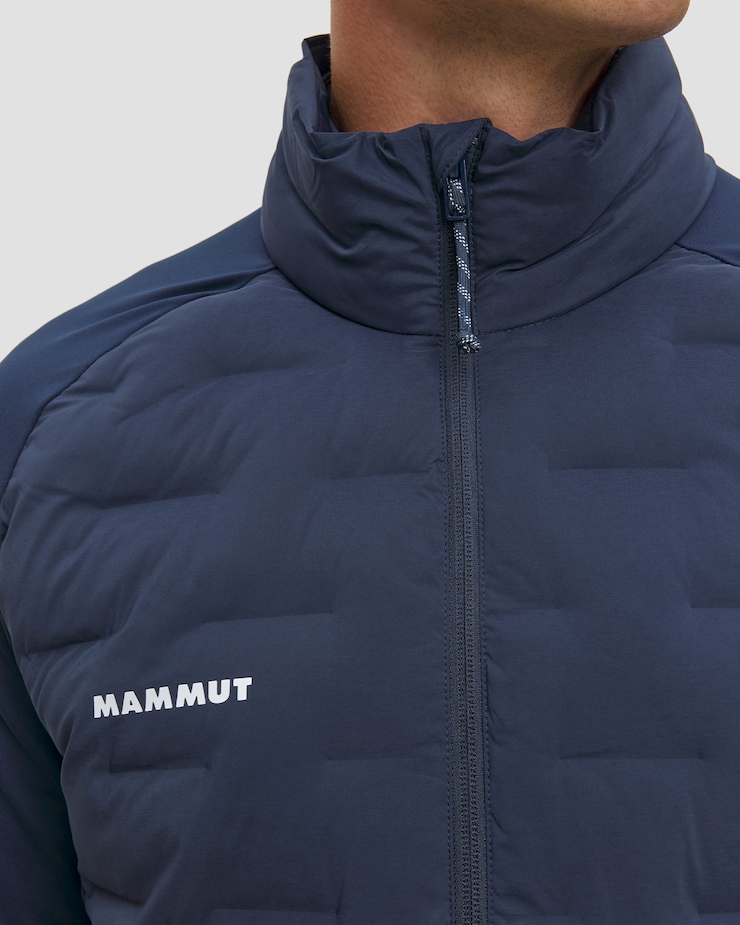 Tmavě modrá pánská bundomikina Mammut Sender IN Hybrid Jacket Men