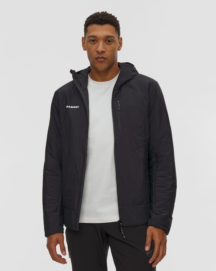 Veste isolante pour hommes Mammut Aenergy Air In Hooded Jacket Men noire