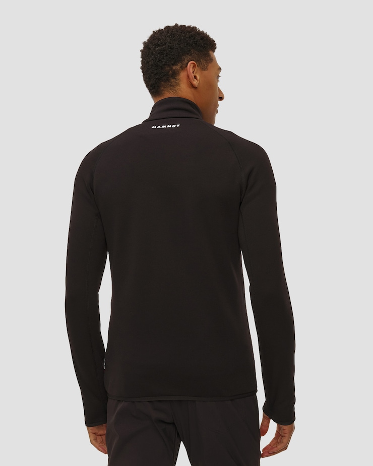 Felpa in pile da uomo Mammut Aconcagua ML Jacket Men nera
