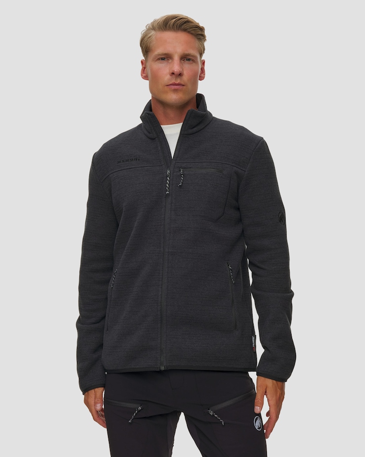 Polarová pánská mikina Mammut Arctic IV ML Jacket Men v černé barvě