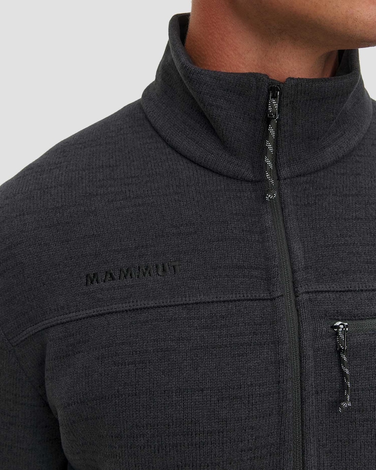 Polarová pánská mikina Mammut Arctic IV ML Jacket Men v černé barvě