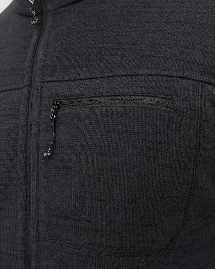 Polarová pánská mikina Mammut Arctic IV ML Jacket Men v černé barvě