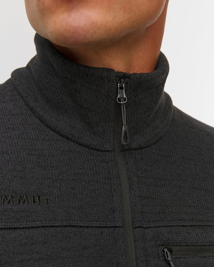 Polarová pánská mikina Mammut Arctic IV ML Jacket Men v černé barvě