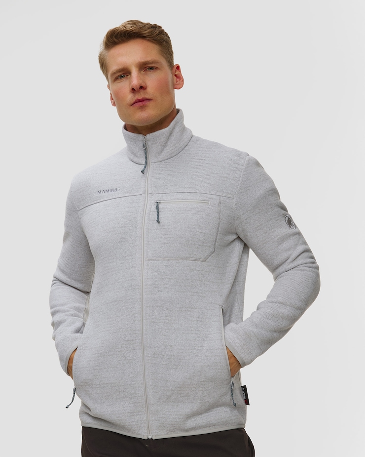 Polarová šedá pánská mikina Mammut Arctic IV ML Jacket Men, Barva/Vzor: Szary