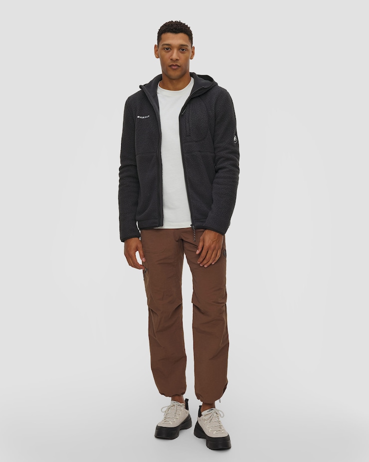 Sweat-shirt pour hommes Mammut Falera Pro ML à capuche noire