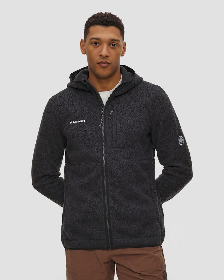 Sweat-shirt pour hommes Mammut Falera Pro ML à capuche noire