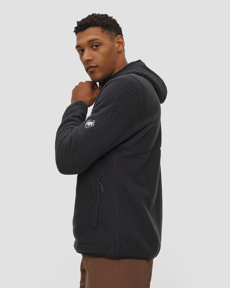 Sweat-shirt pour hommes Mammut Falera Pro ML à capuche noire