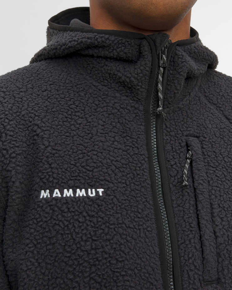 Sweat-shirt pour hommes Mammut Falera Pro ML à capuche noire