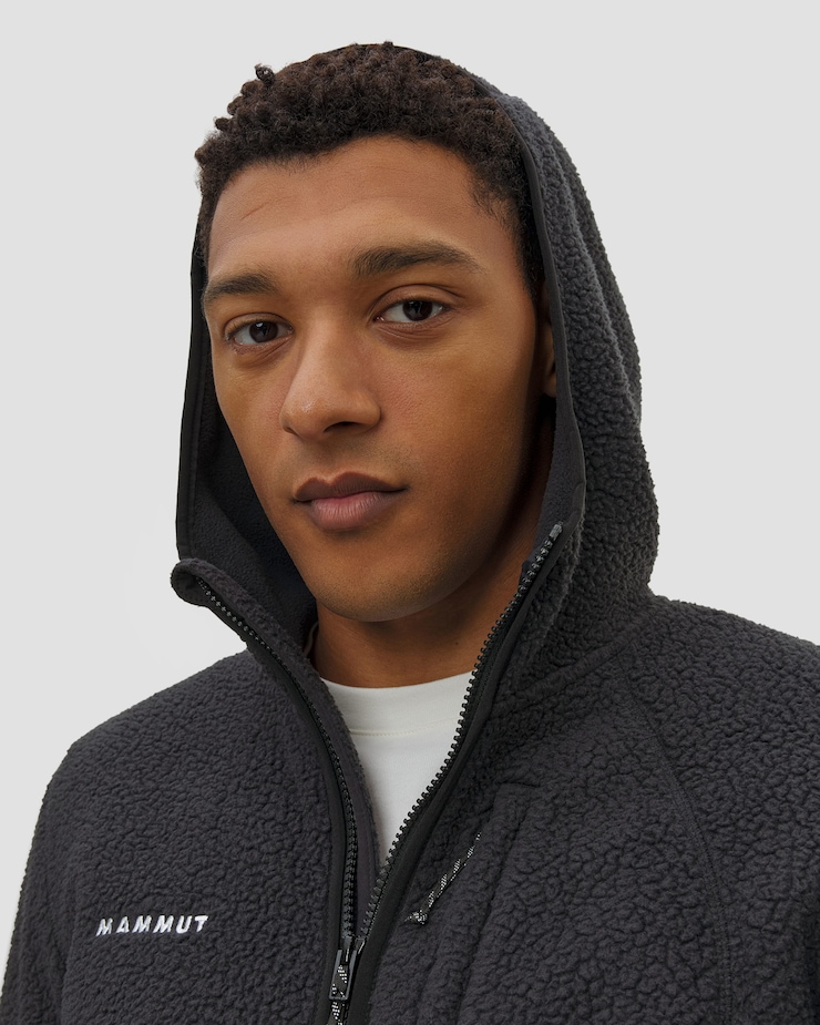Sweat-shirt pour hommes Mammut Falera Pro ML à capuche noire