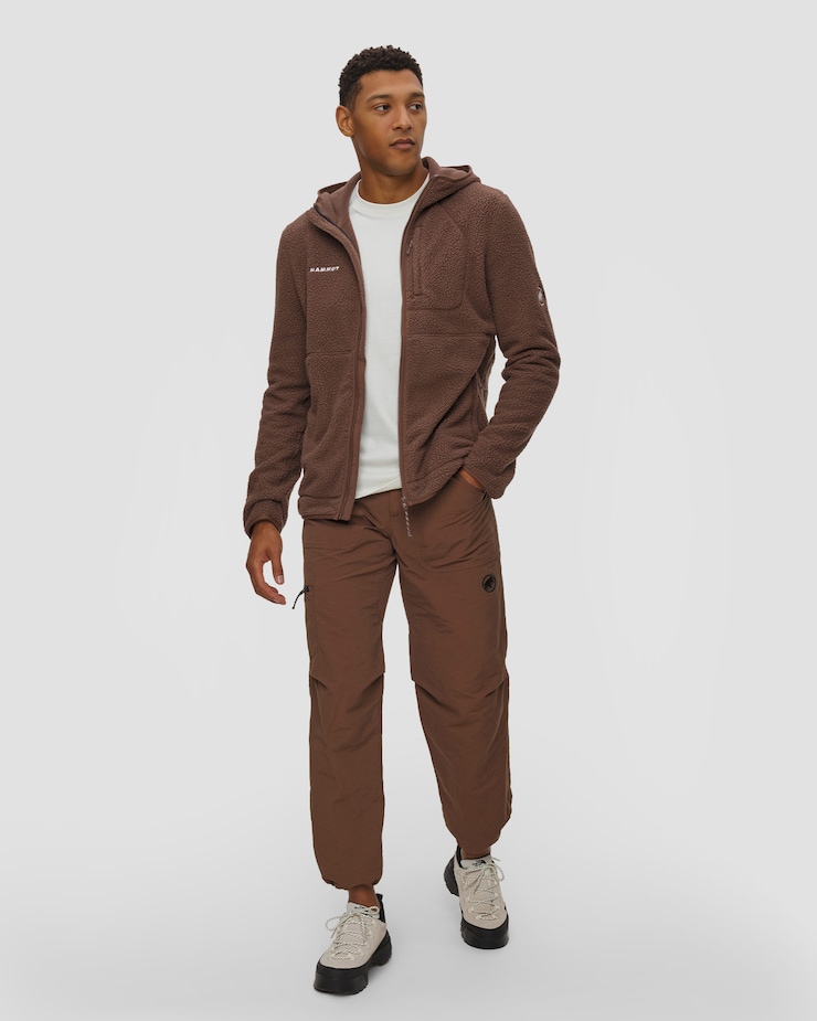 Sweat-shirt pour hommes Mammut Falera Pro ML Hooded Jacket Men marron