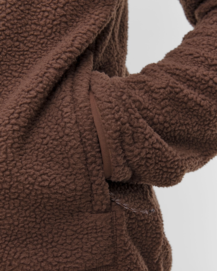 Sweat-shirt pour hommes Mammut Falera Pro ML Hooded Jacket Men marron