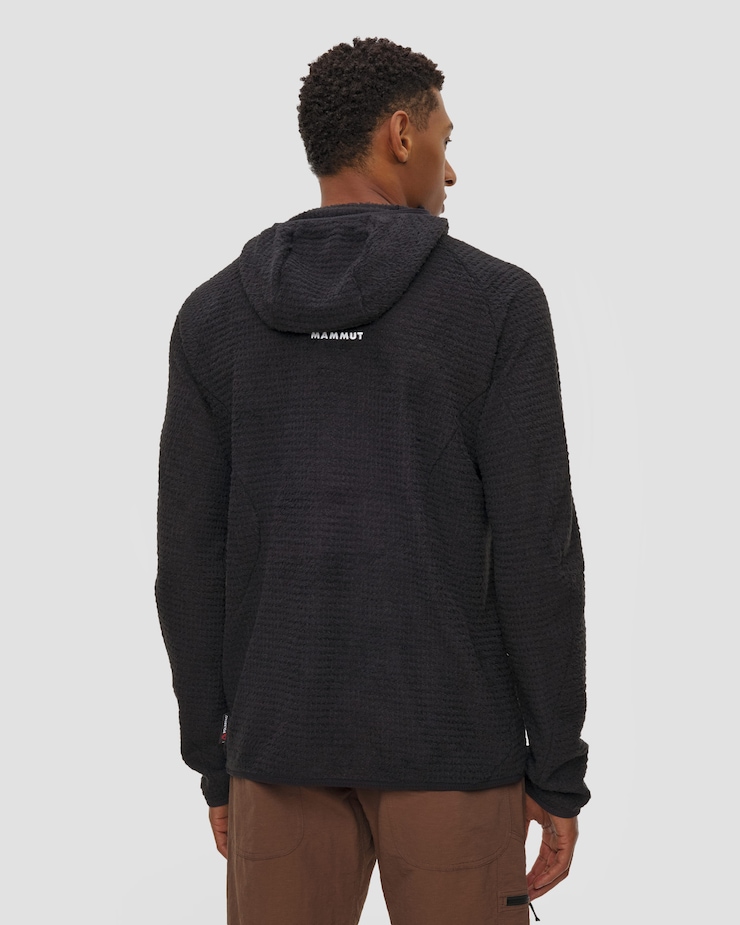 Bluza midlayer męska Mammut Eiger Free Ml Air Half Zip Hoodie Men czarna