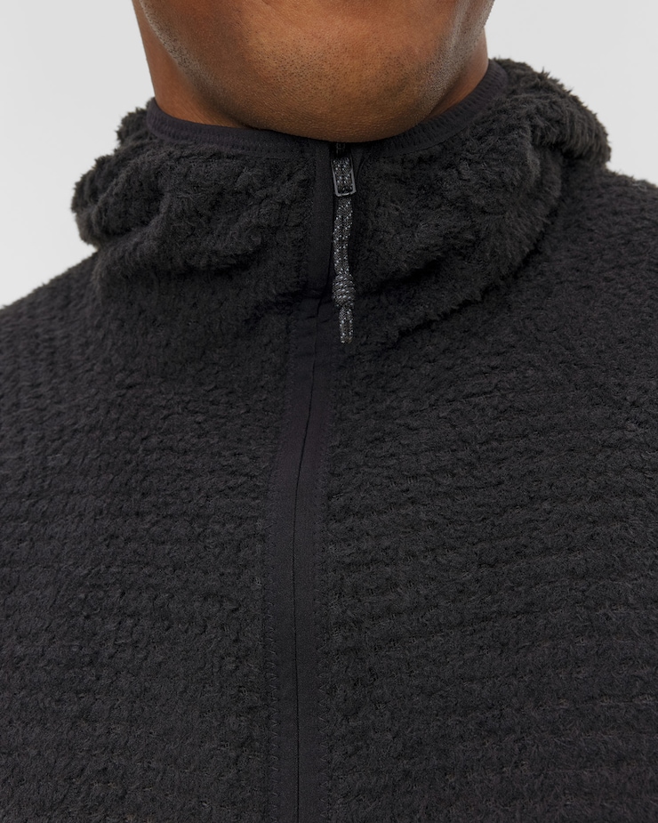 Bluza midlayer męska Mammut Eiger Free Ml Air Half Zip Hoodie Men czarna