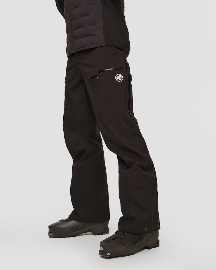 Spodnie skiturowe męskie Mammut Haldigrat light HS Pants Men czarne