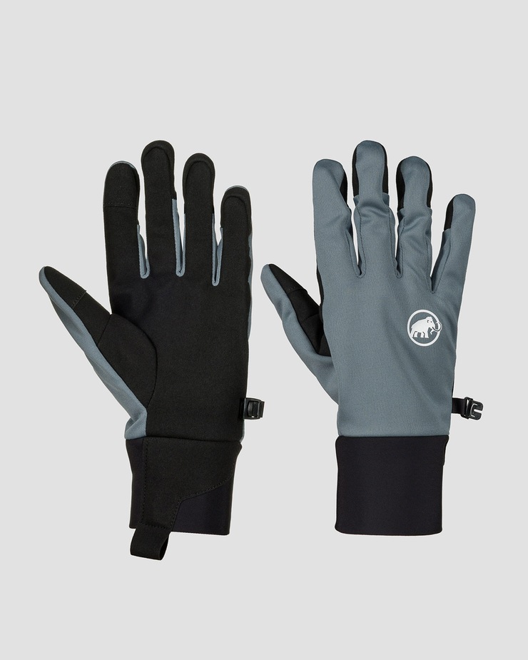 Rękawiczki wielofunkcyjne Mammut Astro Light SO Glove jasnoniebiesko-czarne