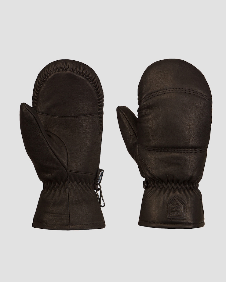 Rękawiczki Hestra Leather Box Mitt czarne