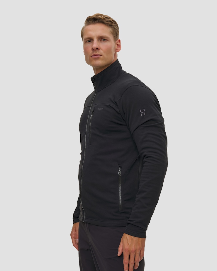 Haglofs Rosson Mid Jacket Midlayer Herren-Sweatshirt in Schwarz