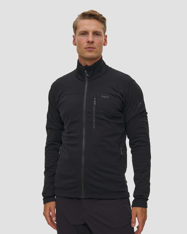 Haglofs Rosson Mid Jacket Midlayer Herren-Sweatshirt in Schwarz