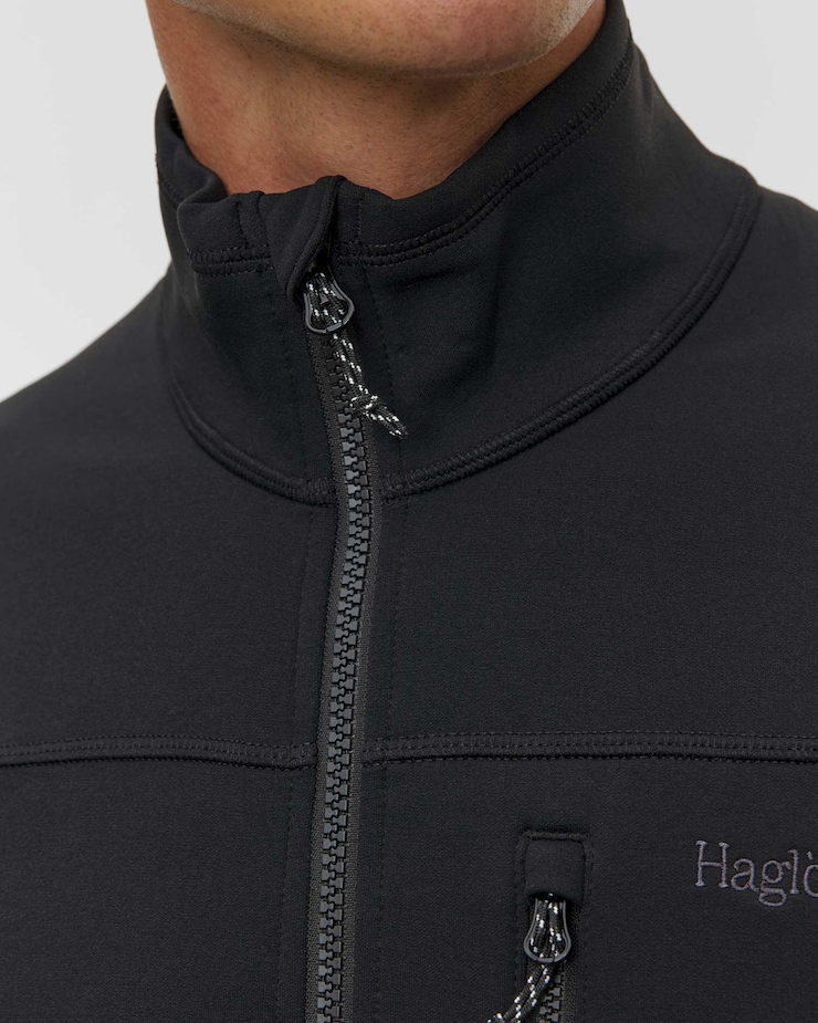 Haglofs Rosson Mid Jacket Midlayer Herren-Sweatshirt in Schwarz