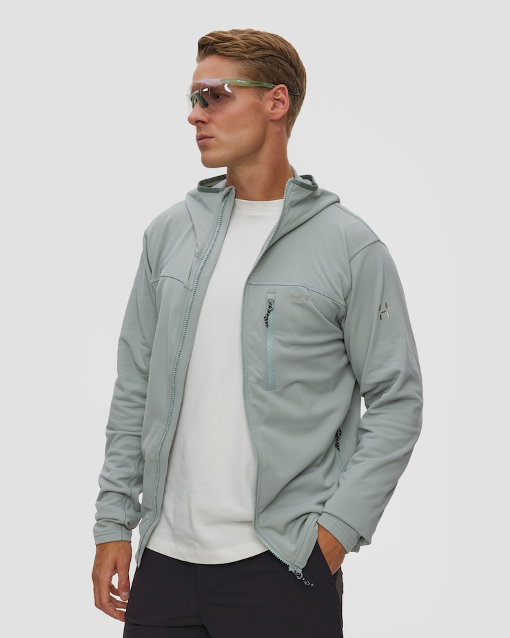 Haglofs Rosson Mid Hood Midlayer Herren-Sweatshirt in Grün